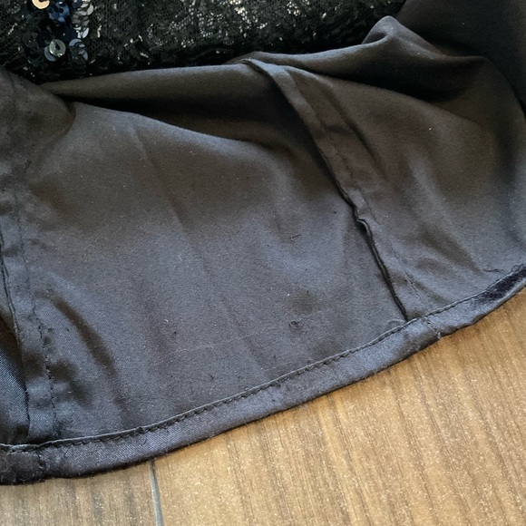 French Connection Sequin Dress (Dark Navy Blue) - Picture 8 of 11